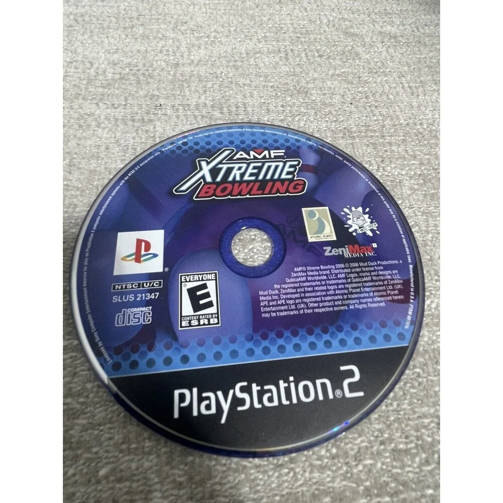 AMF Xtreme Bowling (Sony PlayStation 2, 2006 PS2) Disc Only